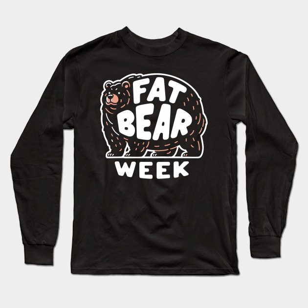 Fat Bear Week Long Sleeve T-Shirt by starryskin